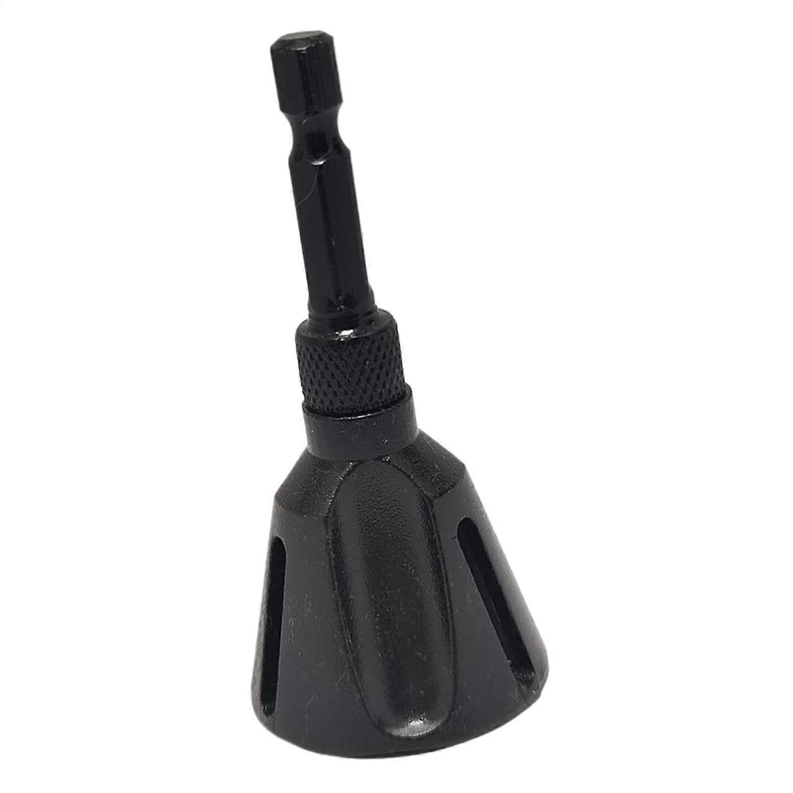 Deburring tool, deburring tool, ergonomic, multifunctional, for repairing bolt threads, chamfering drill for screws, dowels, pipes, shank 525 mm
