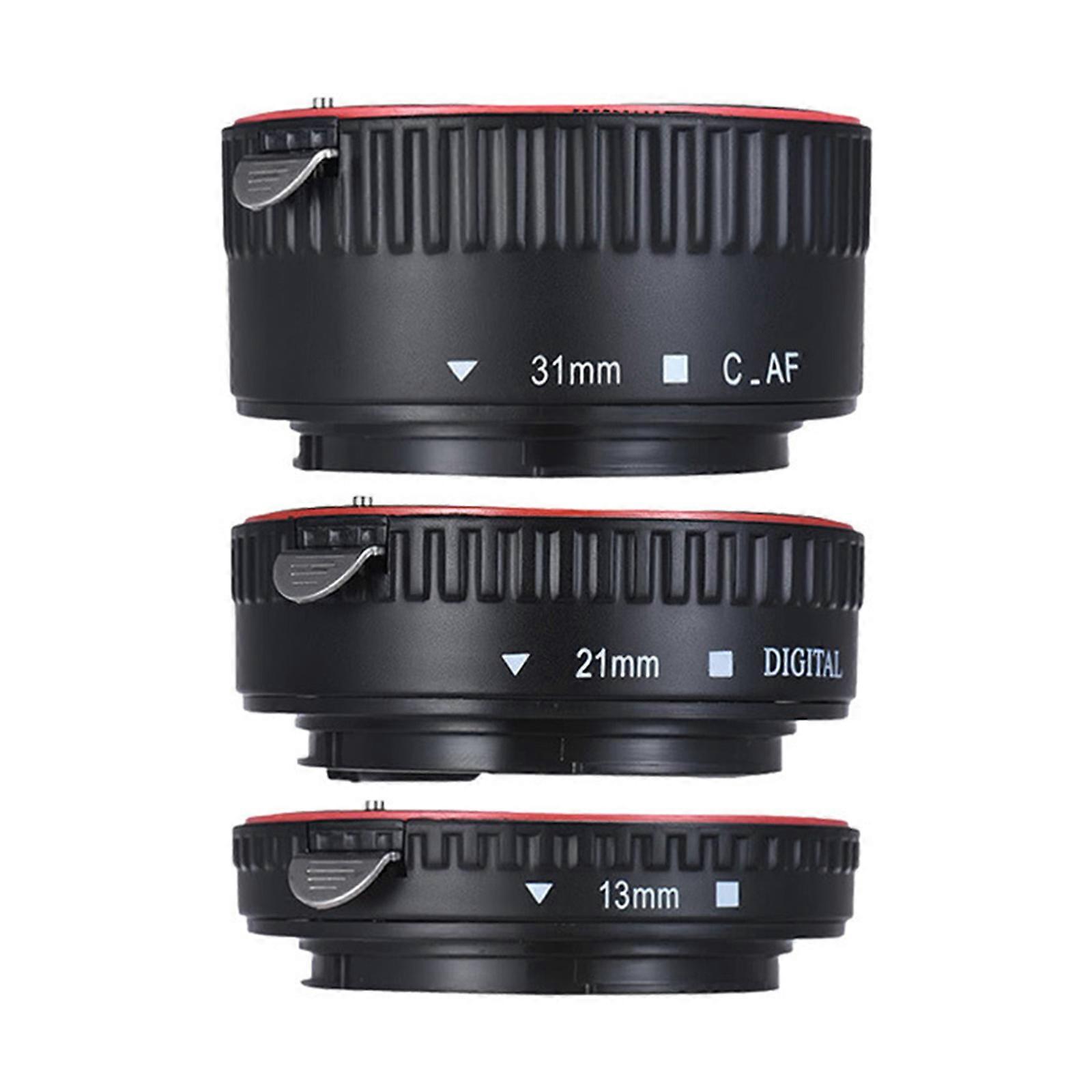 סט צינור הארכה לעדשות מאקרו 13 מ"מ, 21 מ"מ, 31 מ"מ עבור עדשות צילום תקריב של S350, ססגוניות