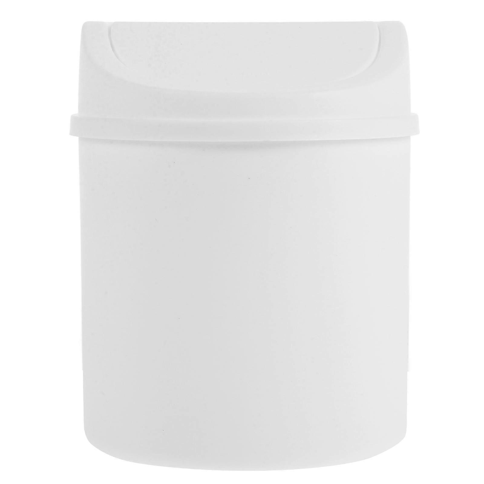 Mini Desktop Trash Can with Swing Lid – Compact Portable Garbage Bin for Office, Kitchen, Bathroom – Stylish Waste Disposal for Small Spaces
