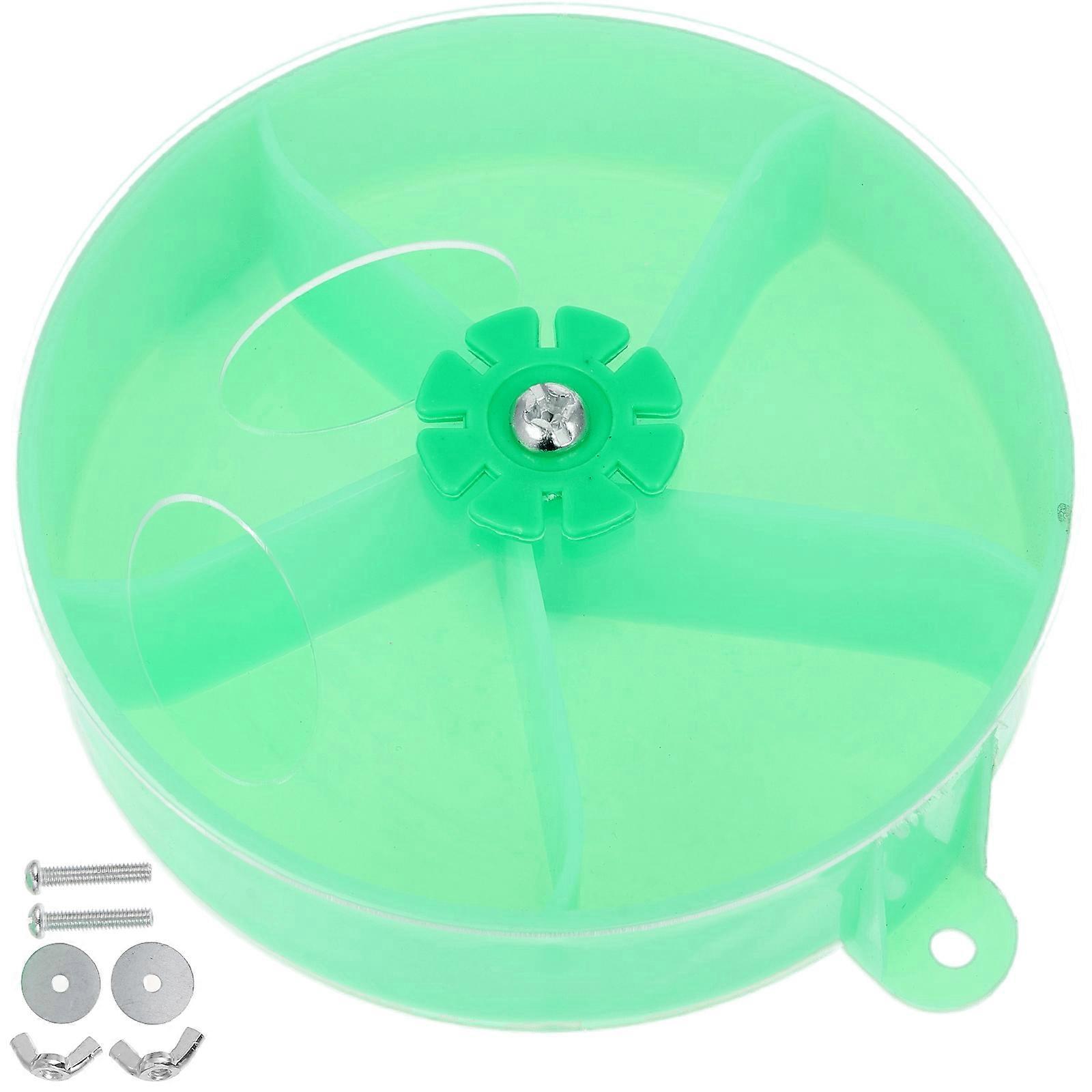Pet Bird Toys Parrot Foraging Box Bird Training Food Box Green 17x17cm Foraging Puzzle Solving 1Set