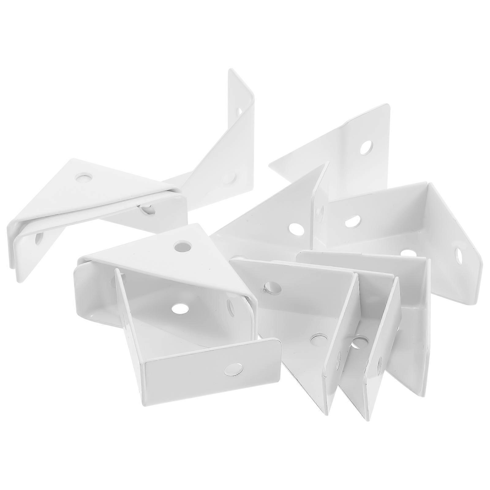 Triangle Corner Bracket Reinforces Metal Plates Simple Structure 12Pcs
