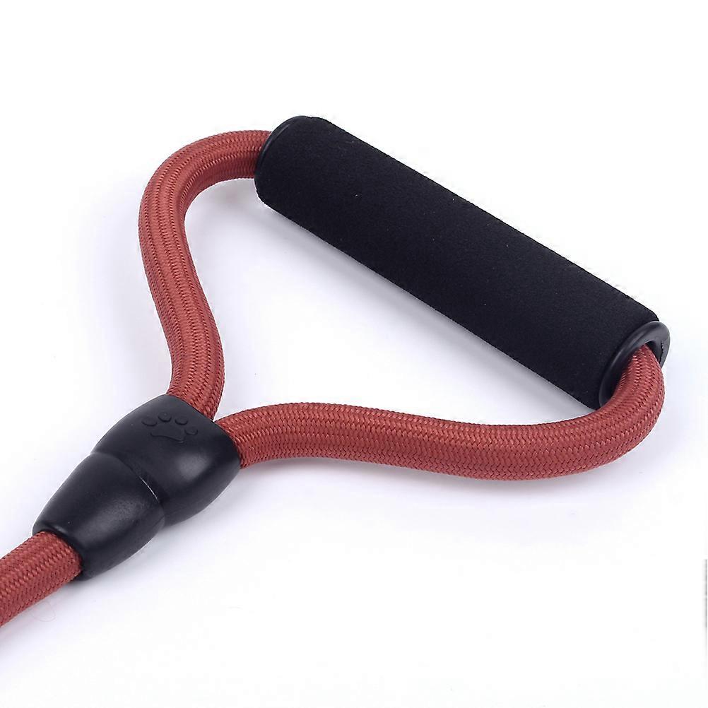 Nylon Rope Dog Double Hooks Durable Foam Plastic Walking 1Set