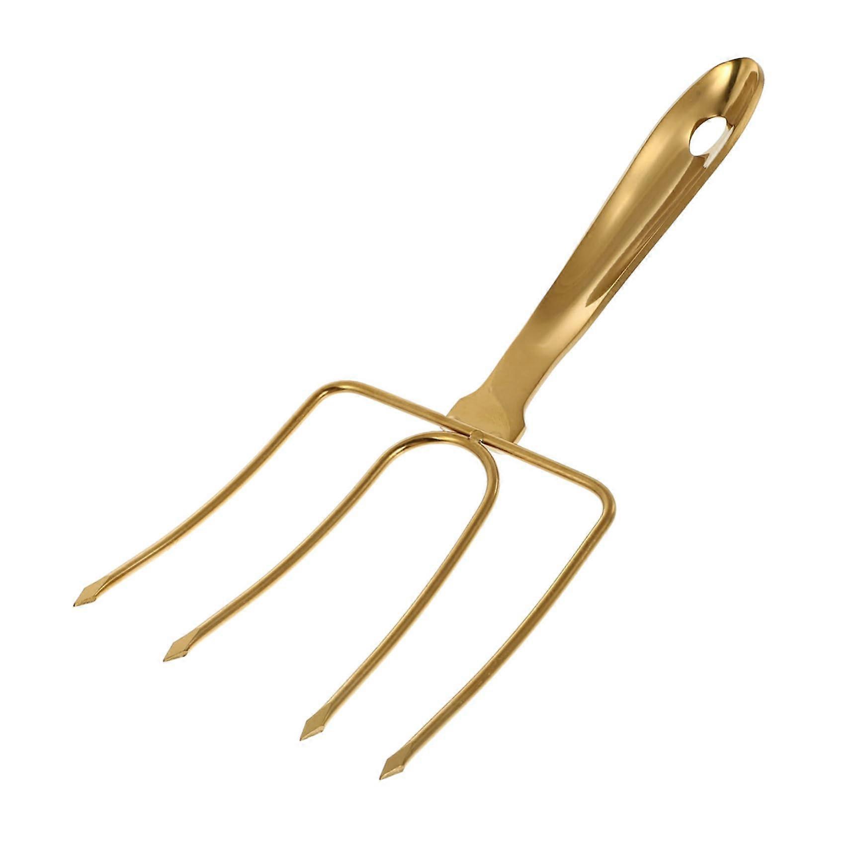1 piece turkey lifting fork with nonslip grip grill fork for steaks chicken and BBQ skewers for versatile use