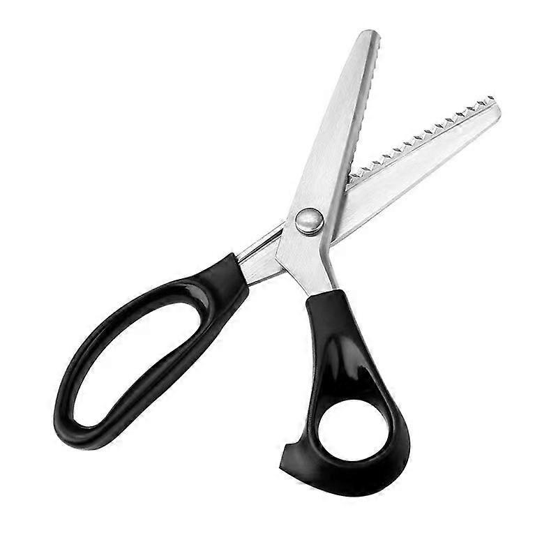 Fabric scissors, zig scissors, professional tailor scissors, pinking shears for sewing fabrics by the meter, stainless steel zig scissors with