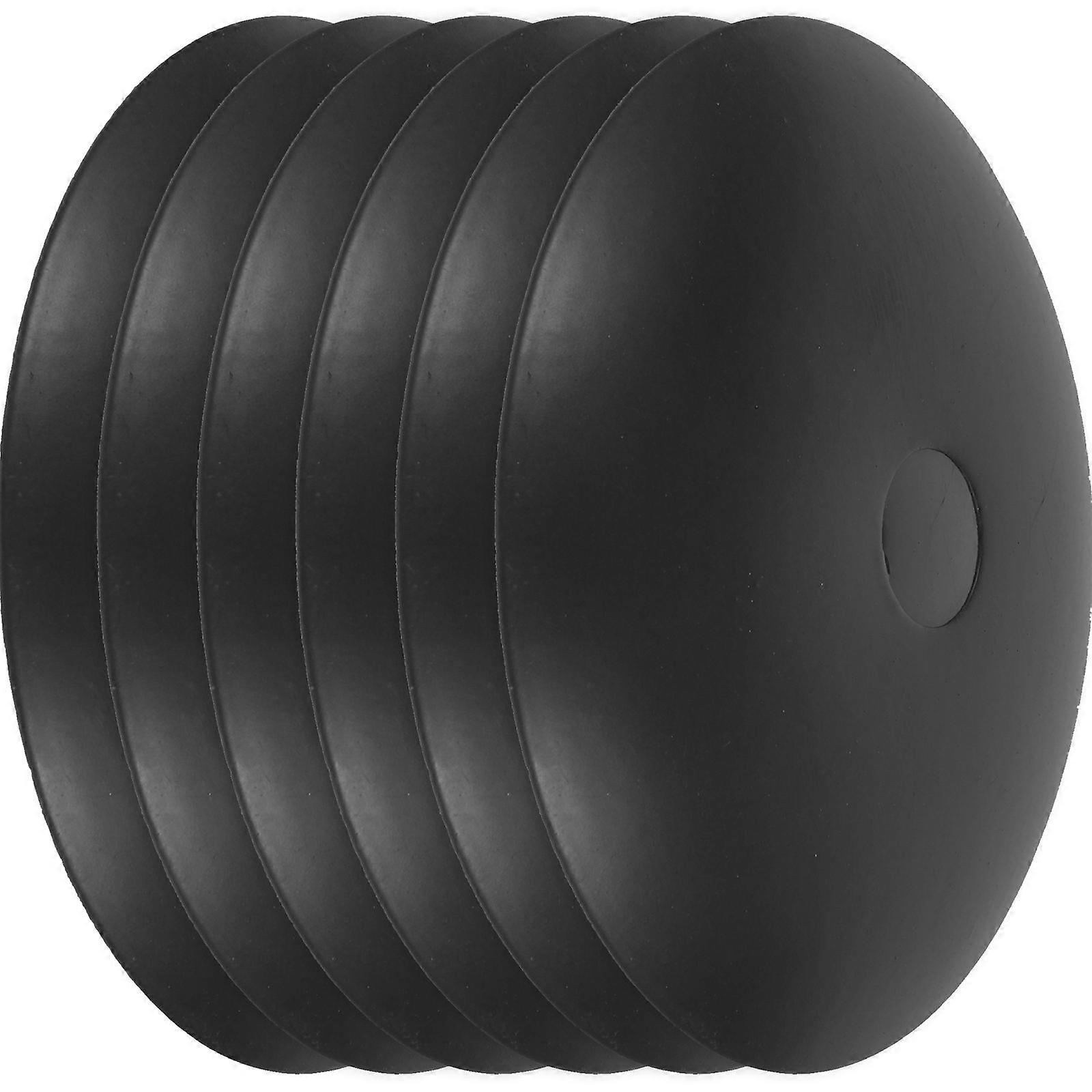 Lamp Ceiling Plate Ceiling Canopy For Corridors Round Metal 6Pcs