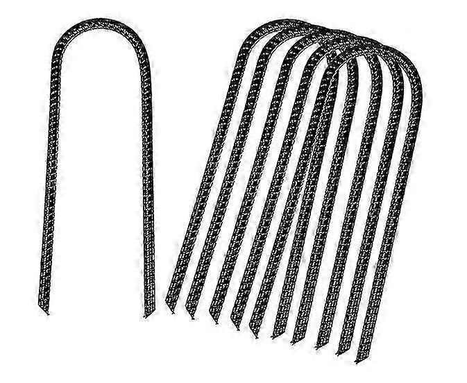 8pcs Trampoline Stake U Ancres en forme de métal robuste Fixation Clou Azul
