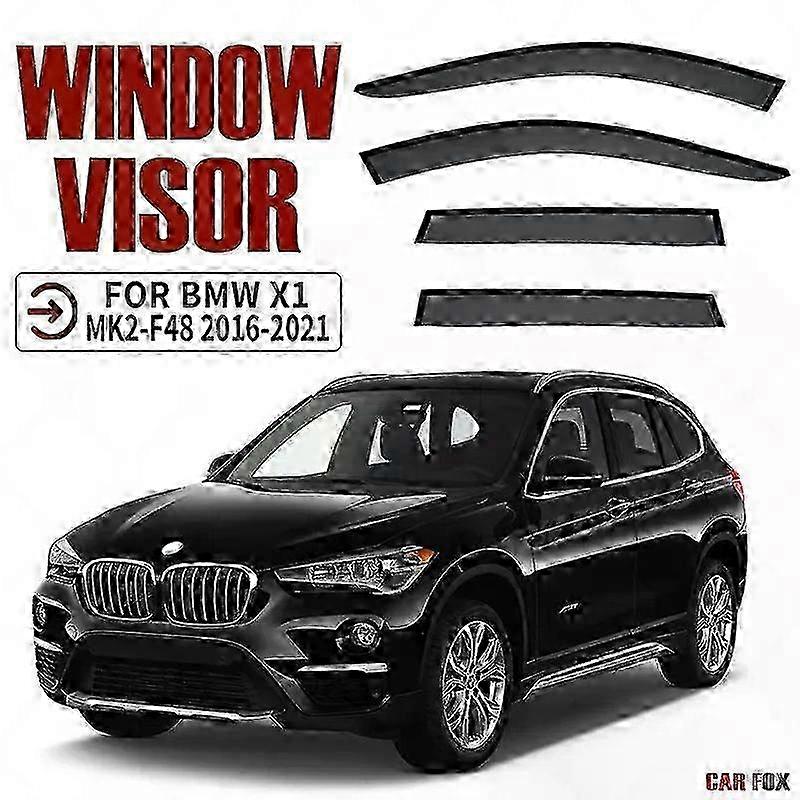 Window Visor Vent Shades for Certain Brand X1 Mk2 F48 2016-2021 Wind Deflectors Rain Guard
