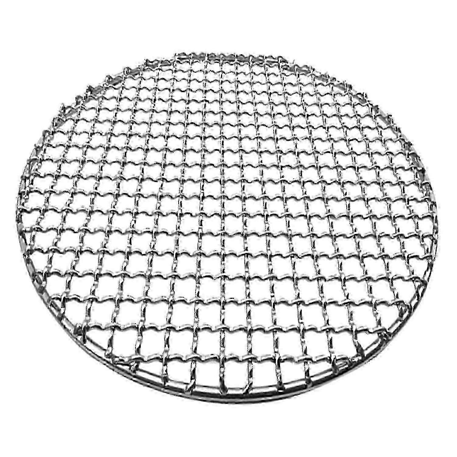 Stainless Steel Stackable Round Grill Net for Outdoor Barbecue and Smoking, Rustproof Design