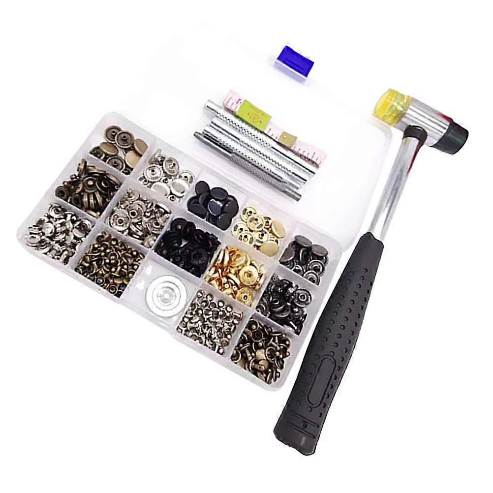 Replacement Snap Buttons Snap Fastener Kit Costume Repair Sewing Projects Assorted Color 0.8X0.8CM 50Sets