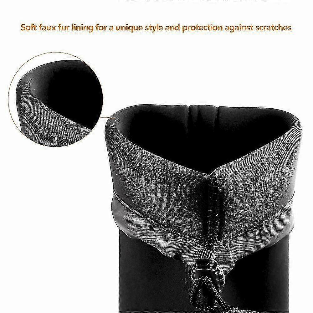 Waterproof Neoprene Camera Lens Pouch Set - 4 Sizes S/M/L/XL for DSLR Lenses