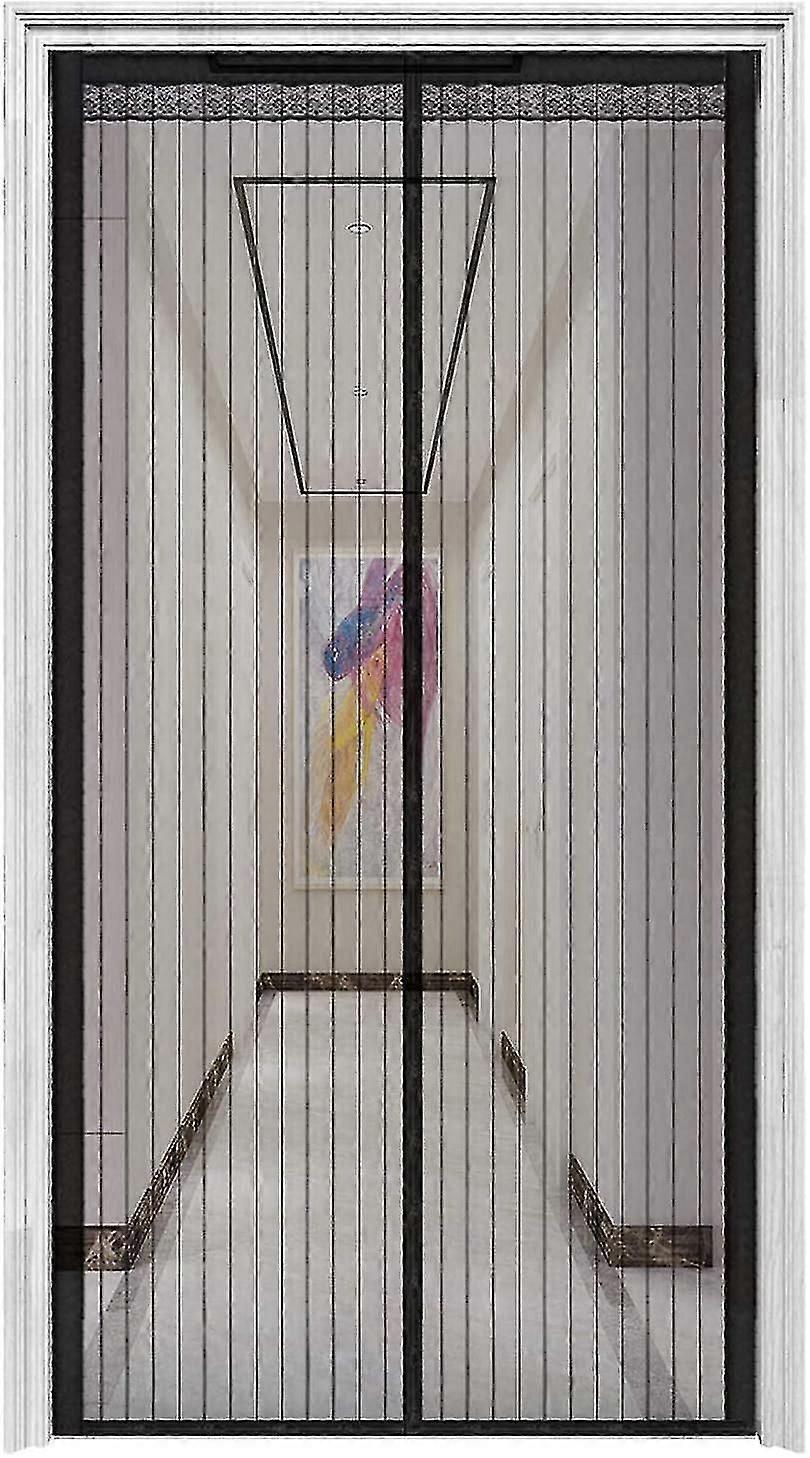 Magnetic Screen Door With Heavy Duty Mesh-let Fresh Air In. Close Auto C