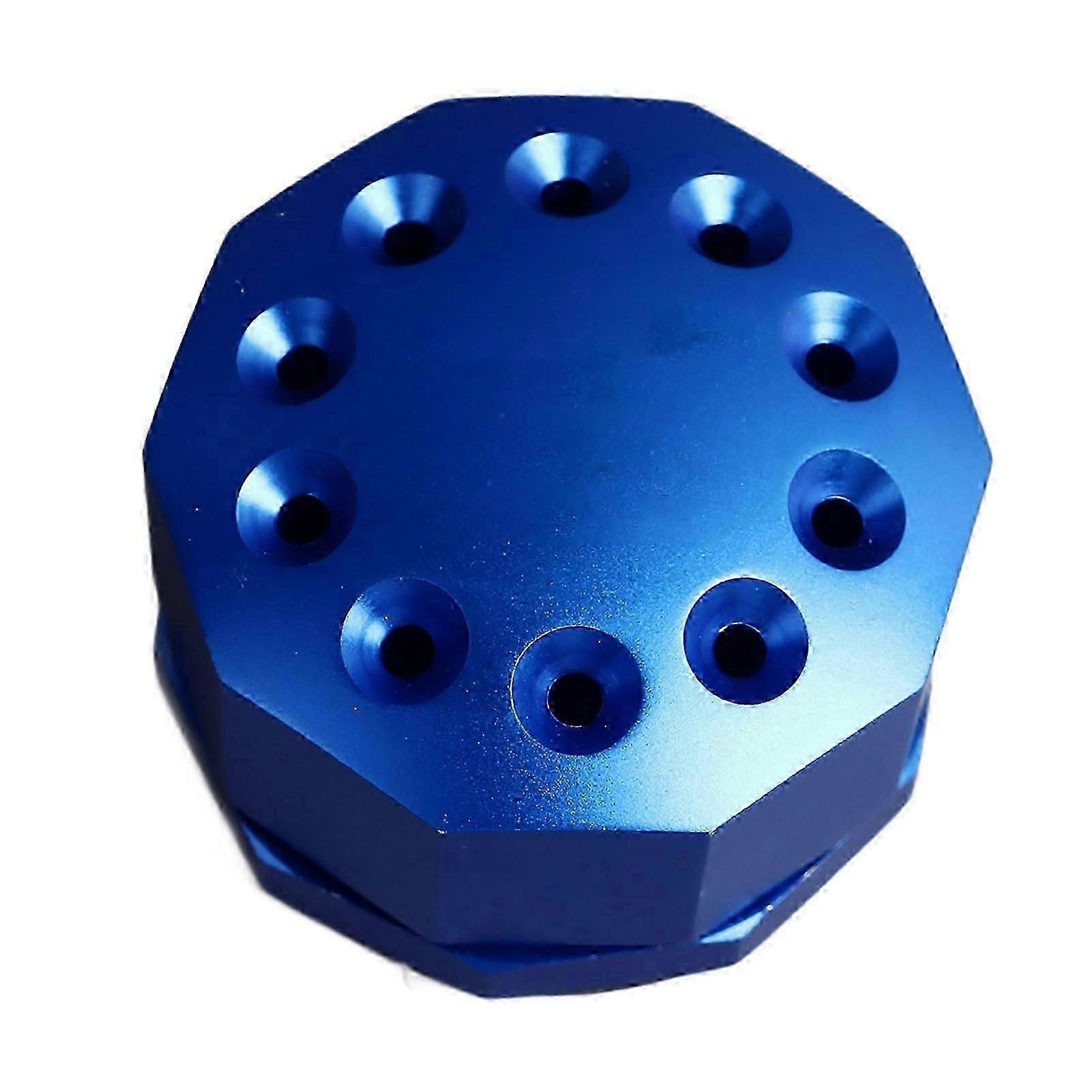 Skrutrekker oppbevaringsstativ 10 hull aluminiumslegering roterende skrutrekker arrangør holder