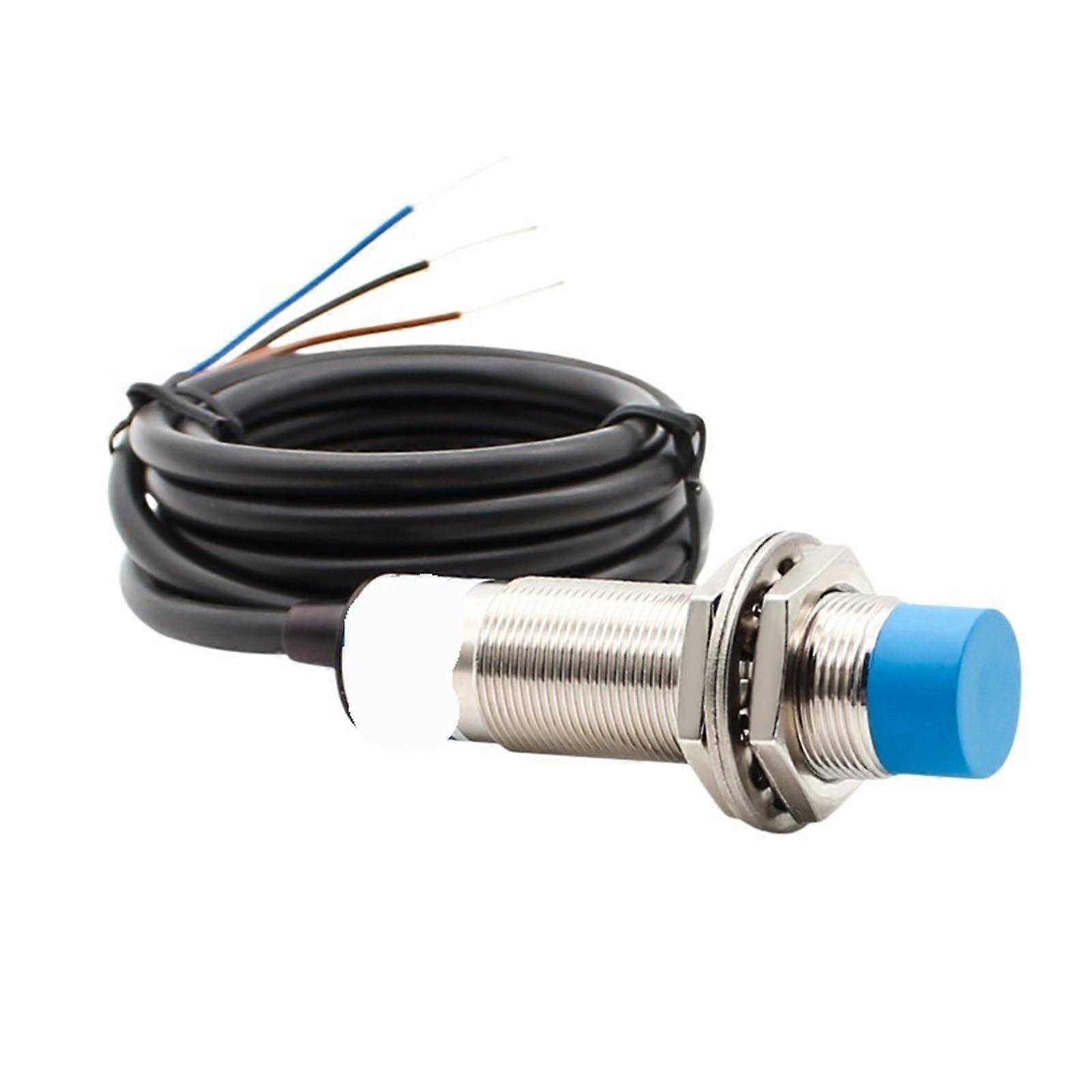 LJC18A3 DC 6-36V Capacitive Proximity Sensor, 3-Wire, NPN/PNP Output, NO/NC, 10mm Sensing Distance