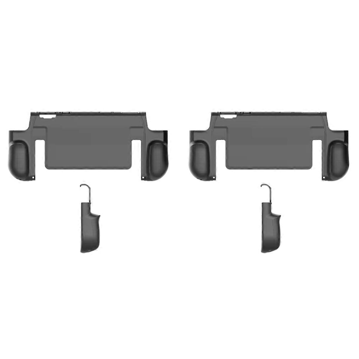2 Sets TPU Protective Case for 2 Handheld Gaming Console Cover with Integrated Stand