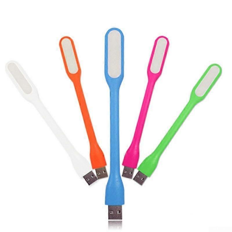 Travelfriendly USB book light, compact and for nighttime reading (yellow).