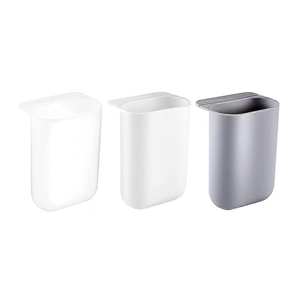 Desk Pen Holder Adhesive Storage Box Minimalist Design Students 3Pcs