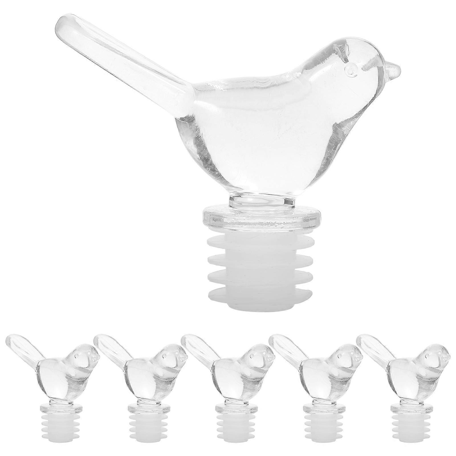 Winebottle Protective Covers Cute Bottle Stoppers Decorative For Bottle Lid Sealing 7.10X5.20X2.40CM 6Pcs