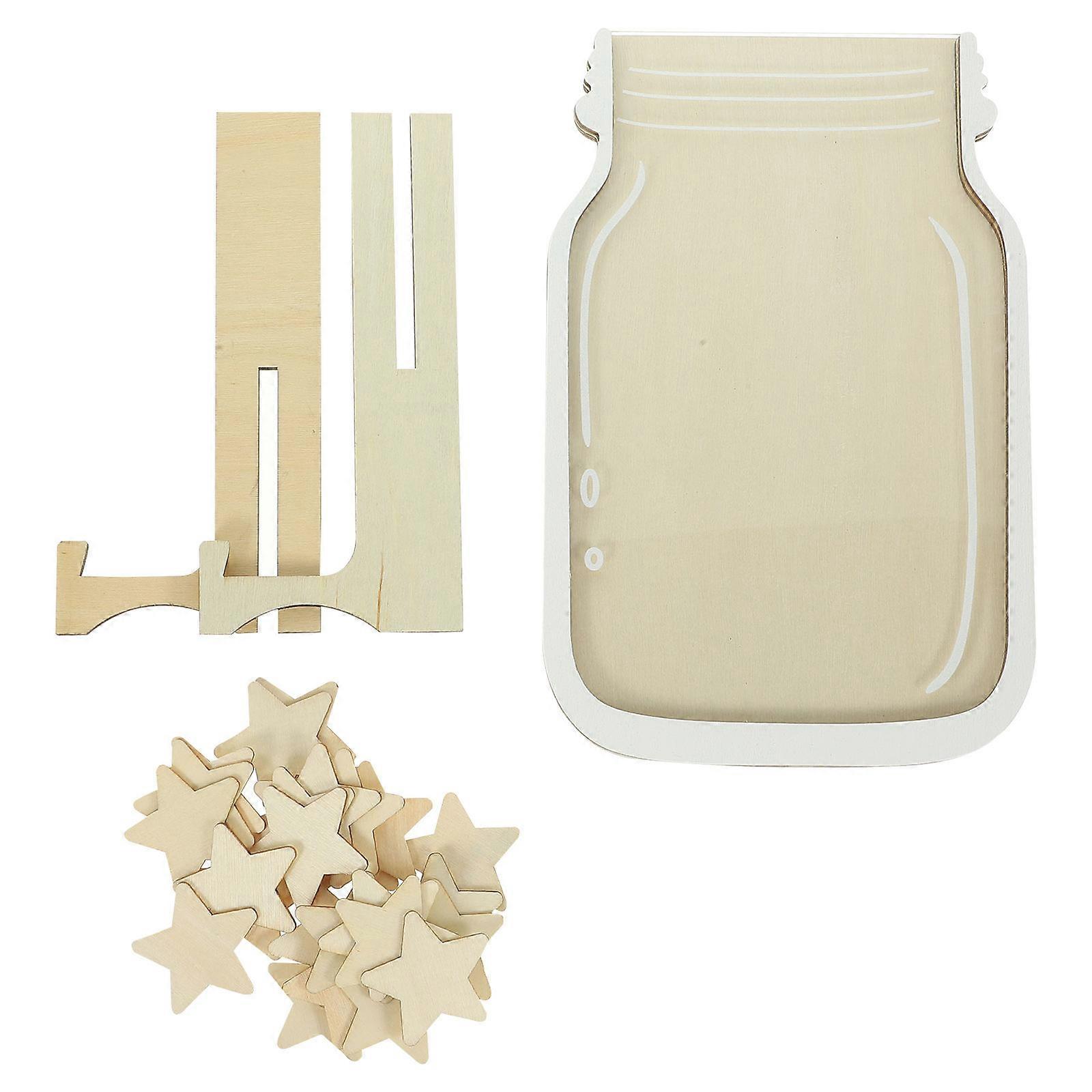 Reward Star Storage Jar for DIY Classroom Decor – Versatile Star Jar for Creative Learning at Home, Office, or School