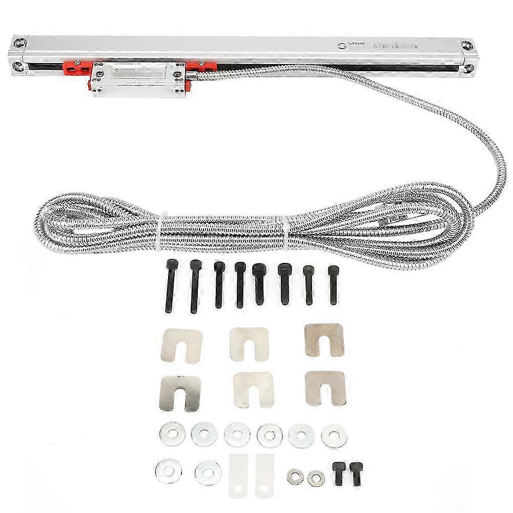 High Accuracy Optical Linear Encoder Glass Scale Measuring Ruler Tool 220mm