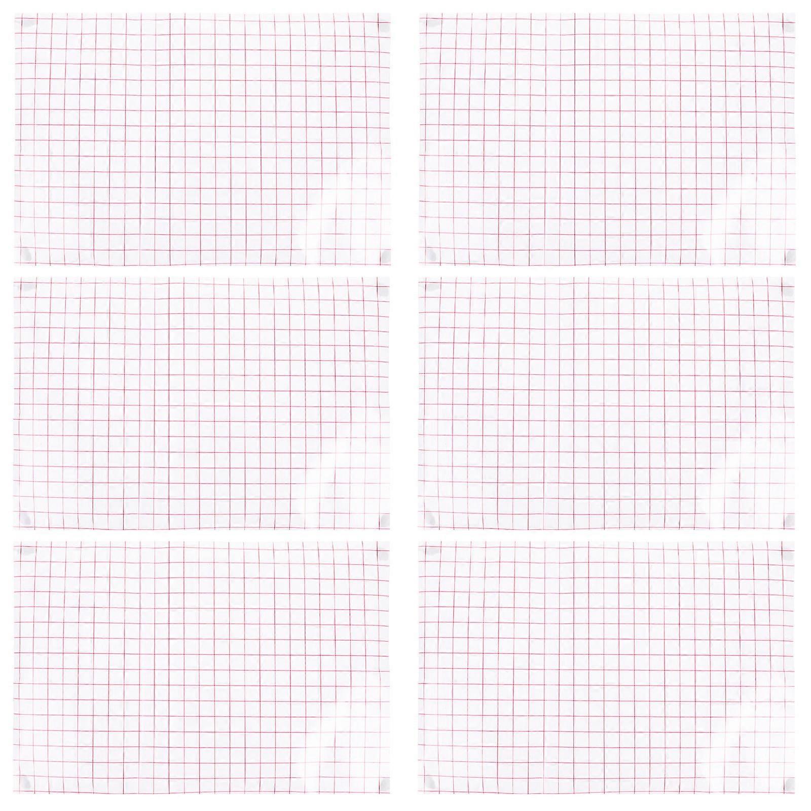 Vinyl Transfer Sheets Transfer Tape For Diy Activities Alignment Assistance White 6Pack