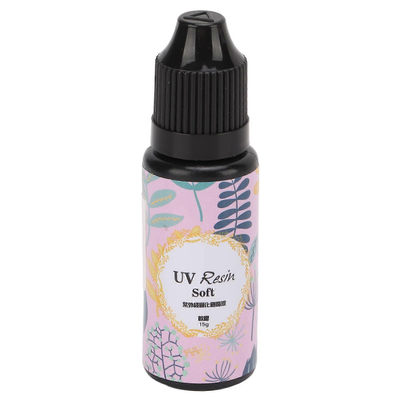 UV Safe Nontoxic Quick Curing High Transparency Less Shrinkage Leakproof UV Epoxy Resin for DIY Jewelry Making