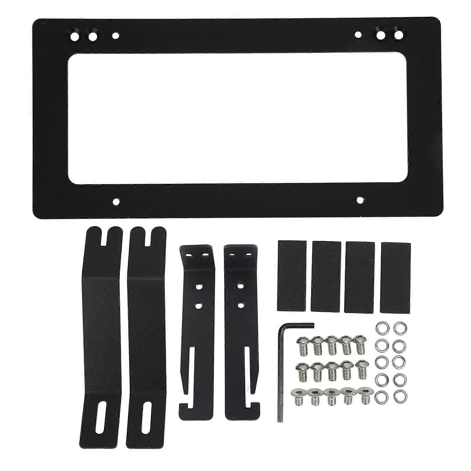 Aluminium Alloy License Plate Mount Bracket Kit Replacement for Tesla Model 3 2017‑2022