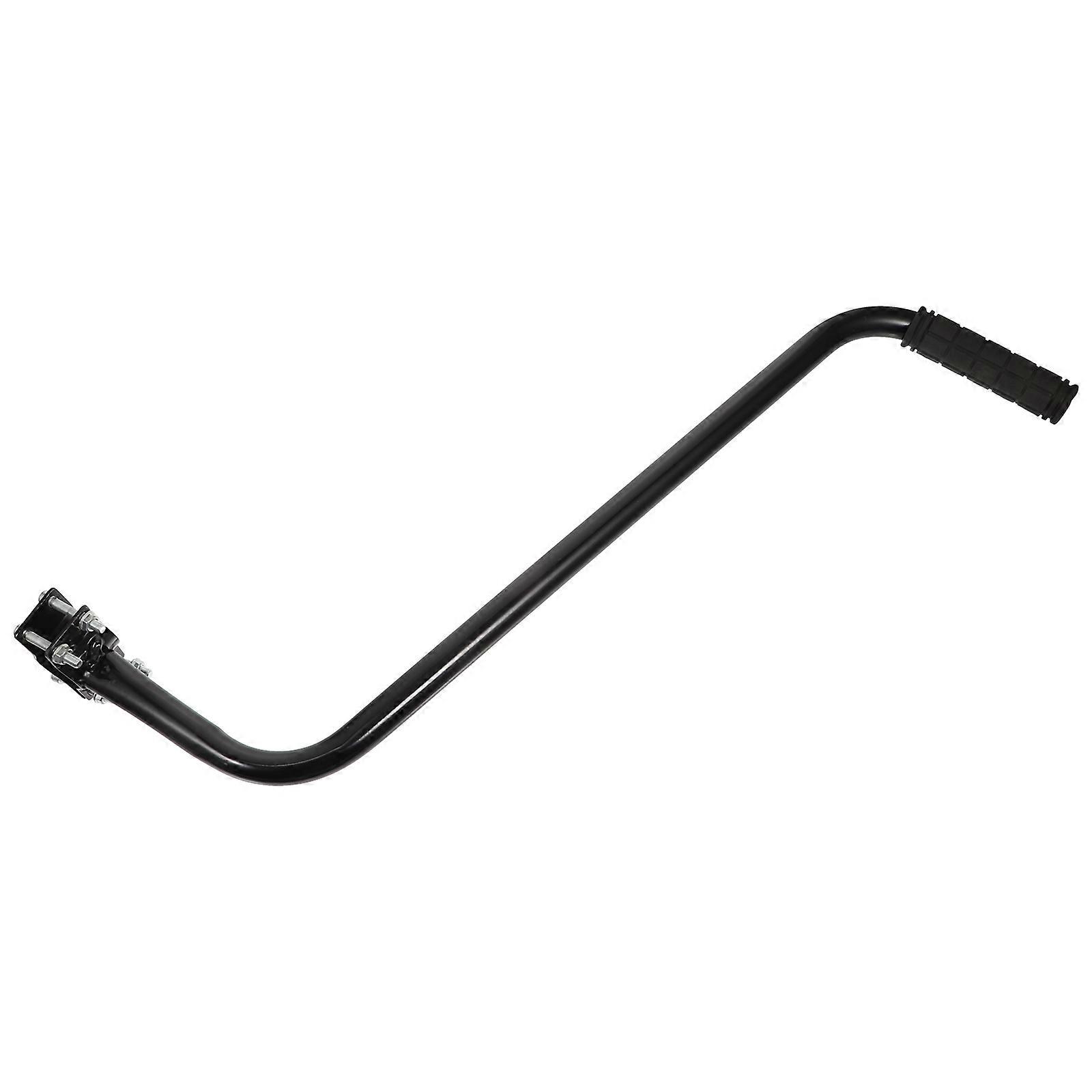 Black Iron Bike Seat Push Bar for and Easy Installation on Bicycles 9.5 inches