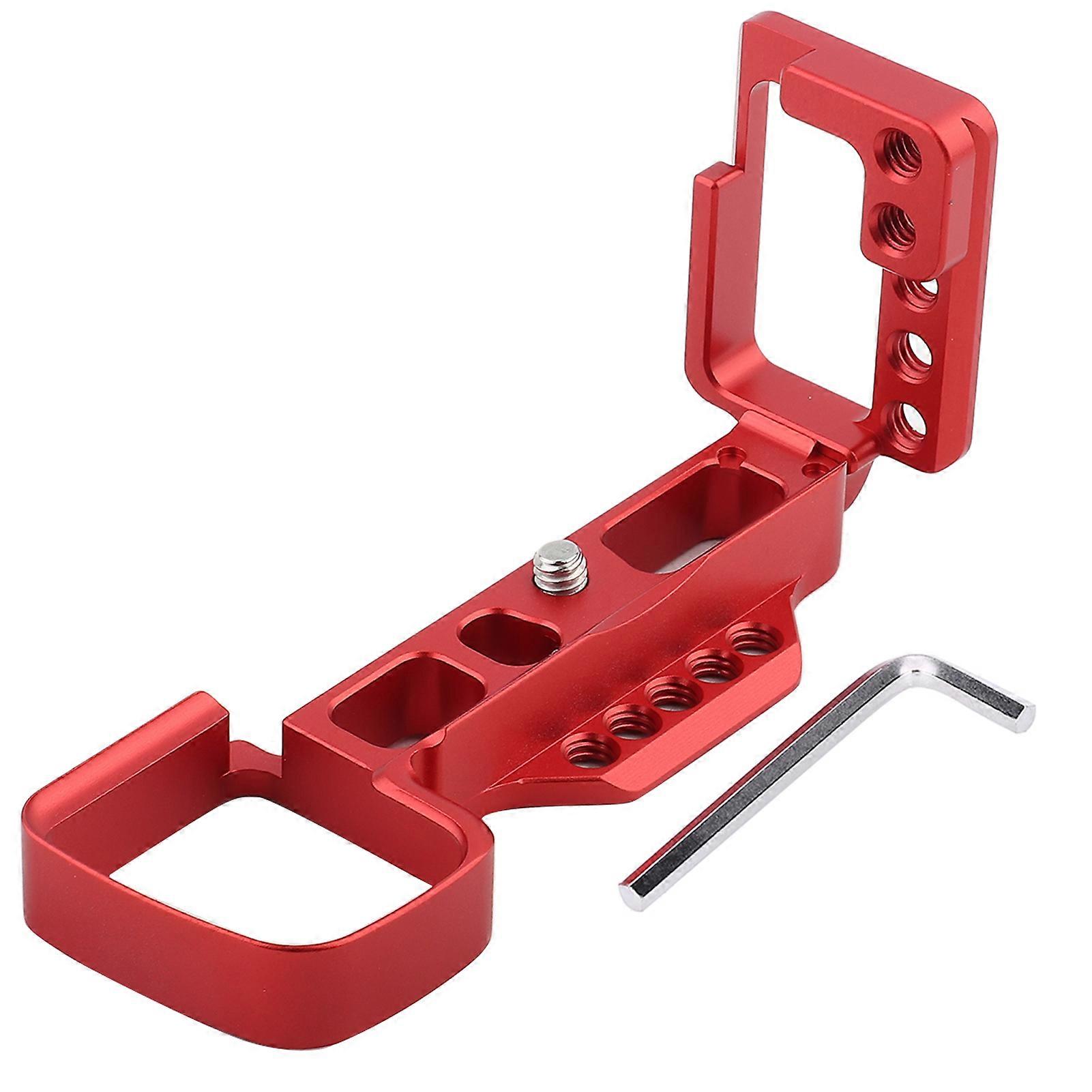 Red Matte Camera Quick Release L Bracket Plate Hand Grip Holder for SONY A6000 ILCE-6000
