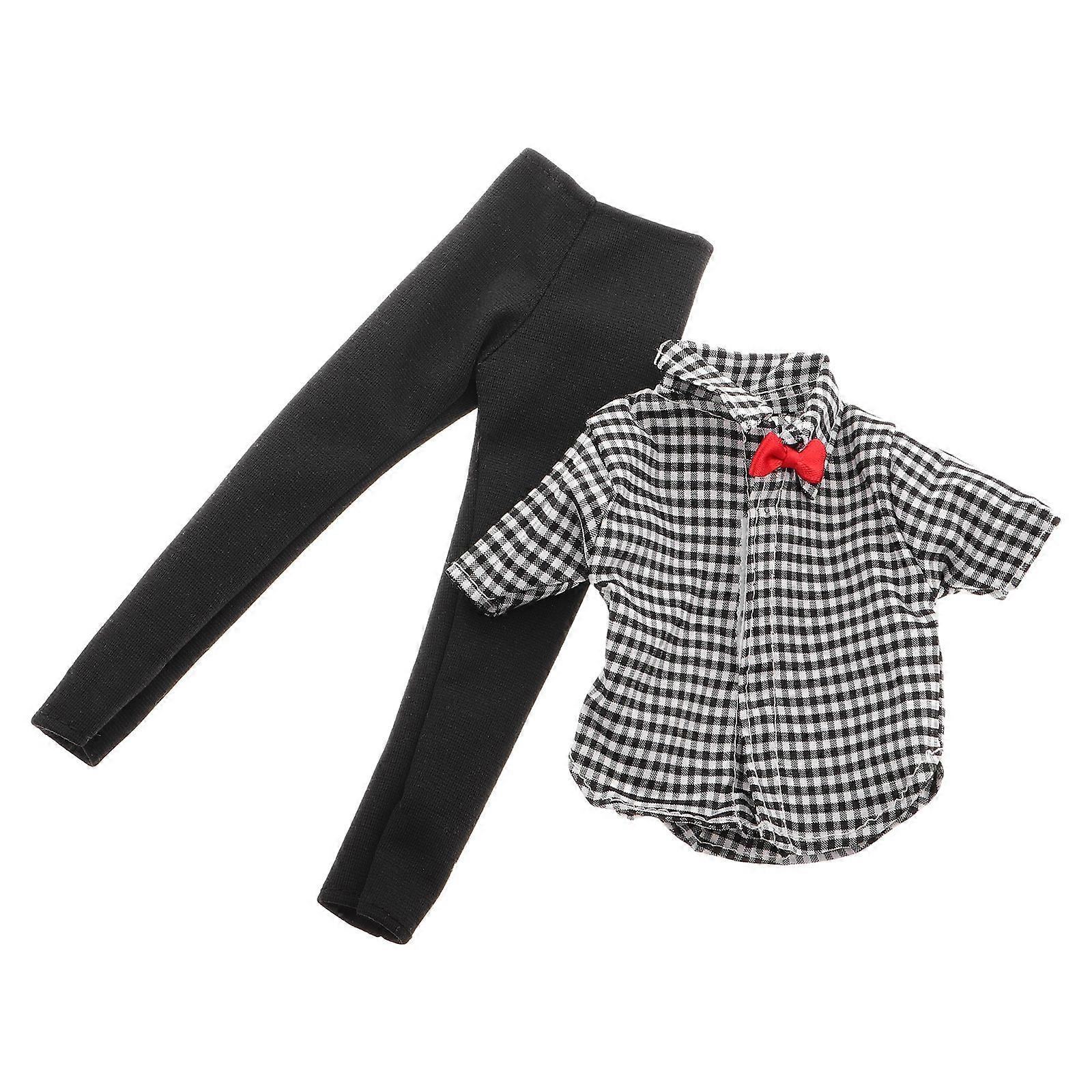 Doll Flight Attendant Clothes Set For 30cm Dolls With Casual Pants For Baby Dolls Figures Realistic Design 1Set