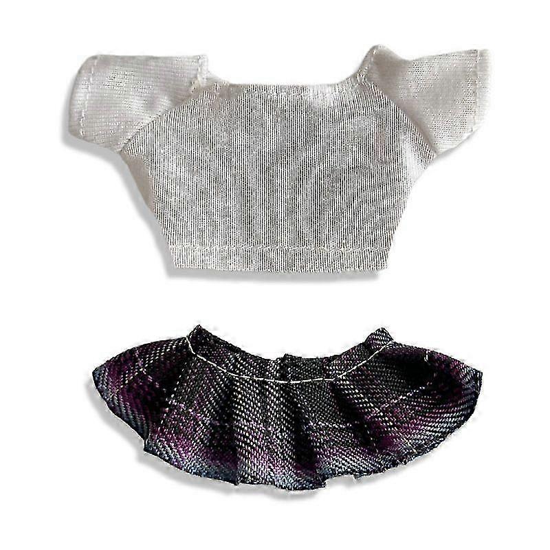 ملابس دمية قطنية 10 سم تنورة ل Ob-11Jk دمية دب أفخم