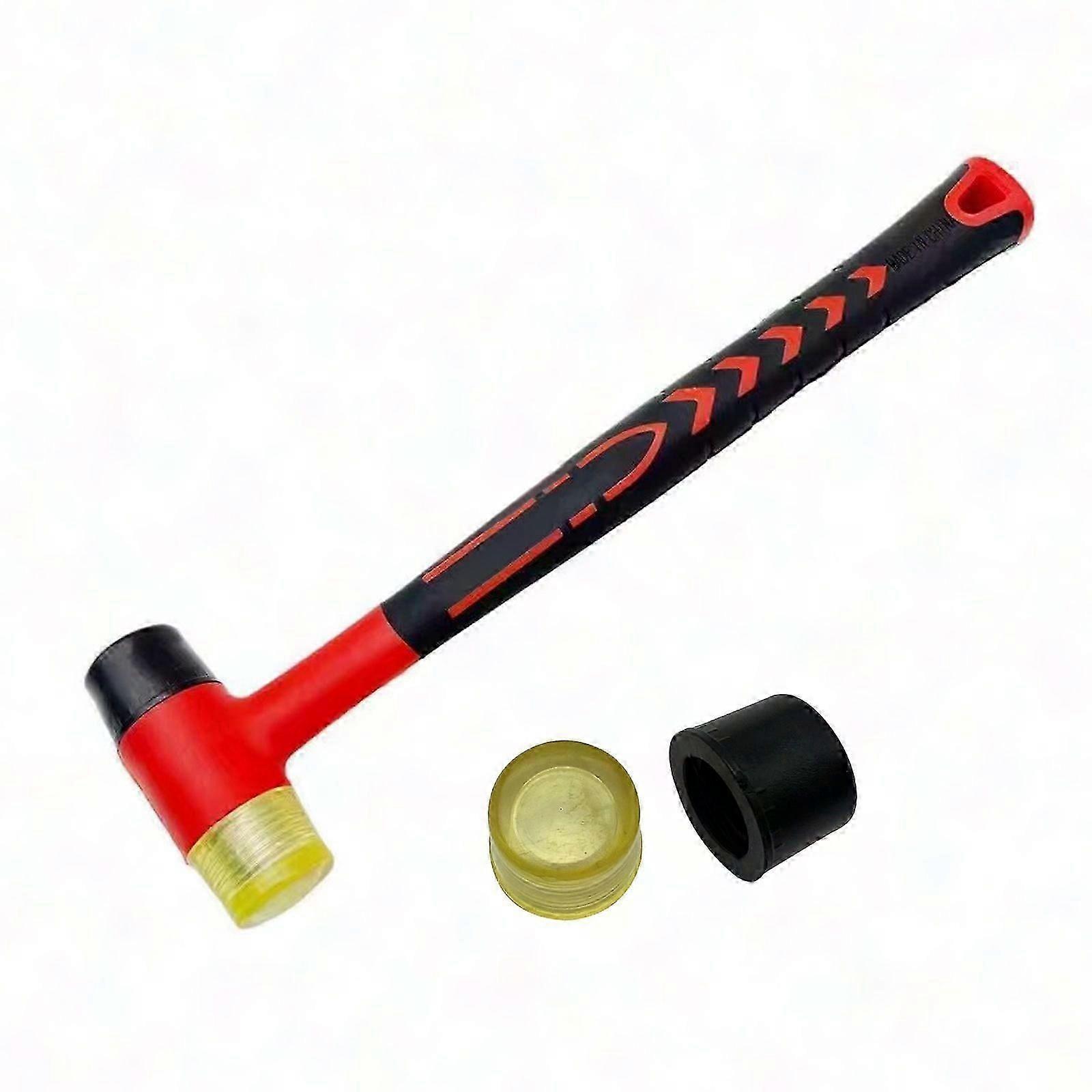 Multi-Purpose Rubber Hammer With Non-Slip Handle