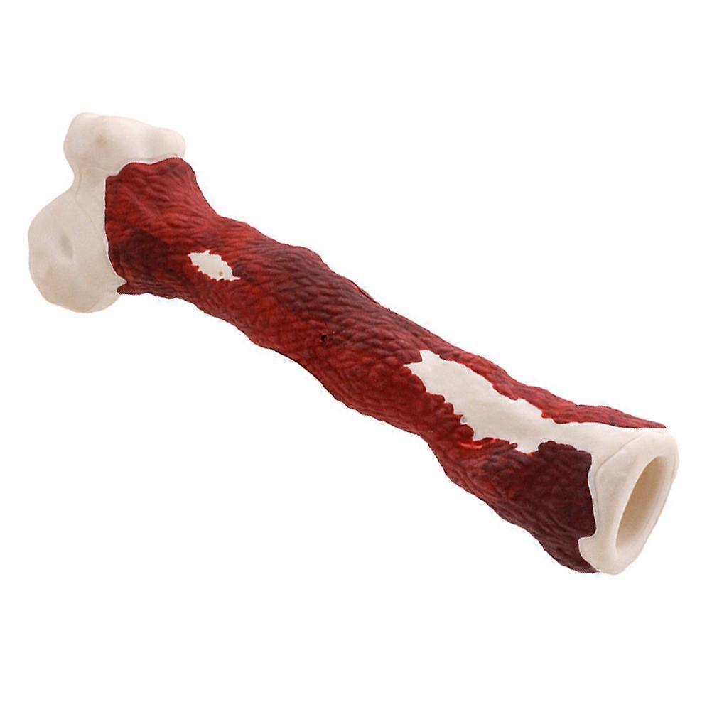 Dog Teething Toy Puppy Chewing Bone Shape Pet Interactive Toy for Pet Dog Boredom Relief 1Set