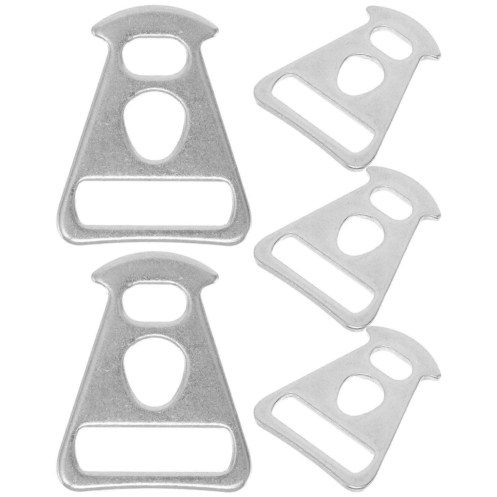 5pcs Stainless Steel Rope Tensioners for Camping – Adjustable Spring Buckles for Tarps & Tents, Lightweight Outdoor Gear for Hiking & Travel