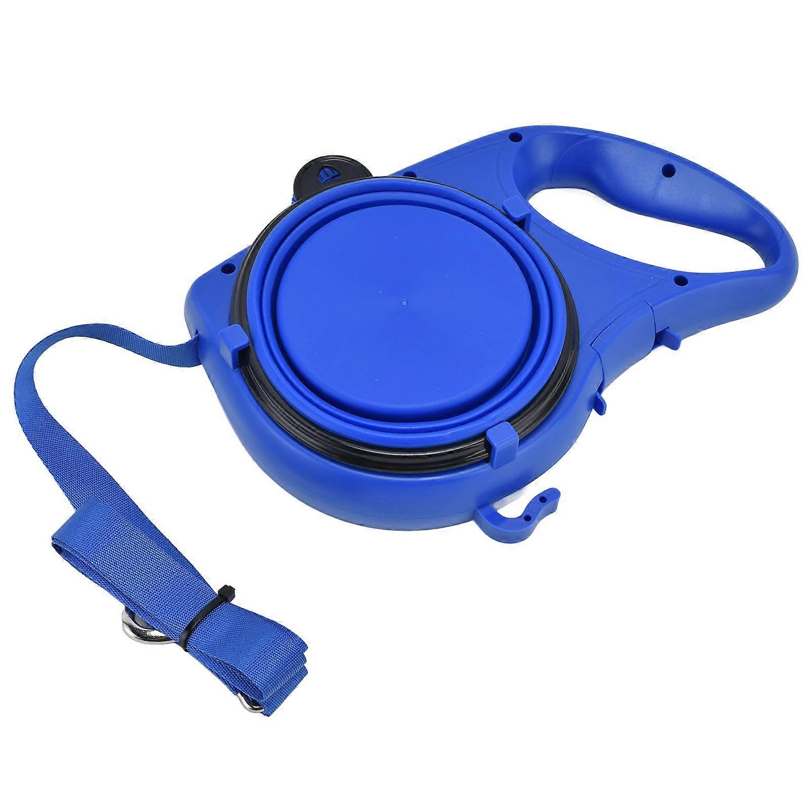 Pet Leash Multifunction Hollow Inside Multicolor Optional Lightweight Portable Small Dog LeashBlueYMJJ