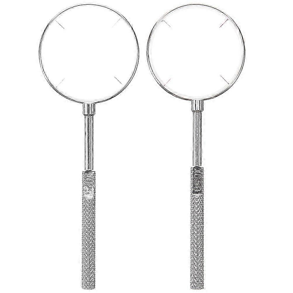 2pcs Optical Cross Cylinder Lens Portable Optometry Tools Vision Testing Tool for Optometrist