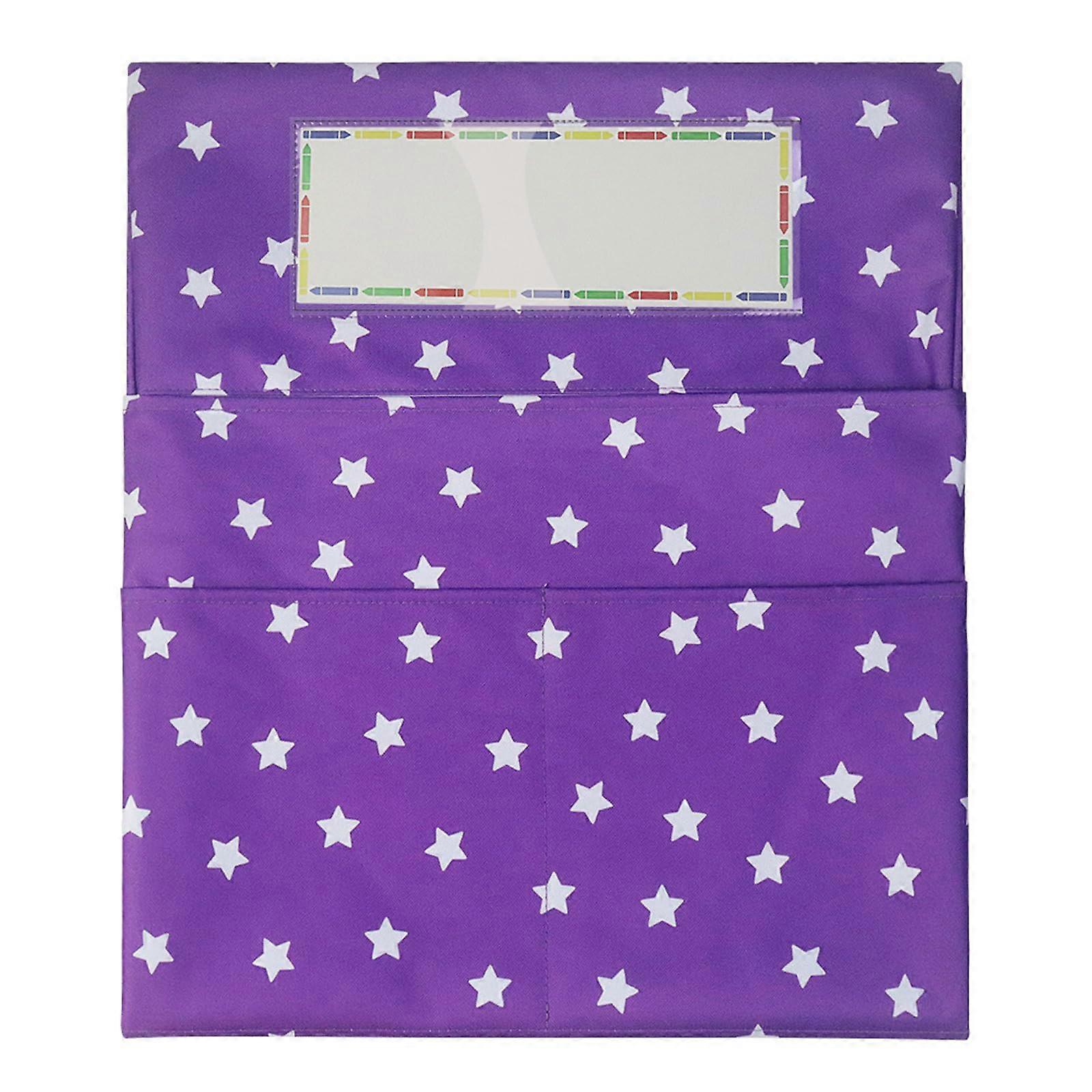 Chair pocket with multiple compartments, chair back pocket, diagram for school, classroom, backrest Ref: 1727