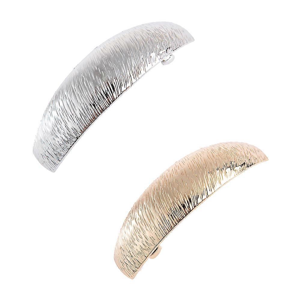 Fashion Hair Clips for Women Assorted Color Alloy Material Lightweight and Durable 2 Pcs