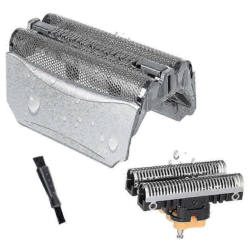 Replacement Shaver Head 51S Compatible with Braun Series 5 Razor - Silver Compatible Replacement Part for Smooth Shaving