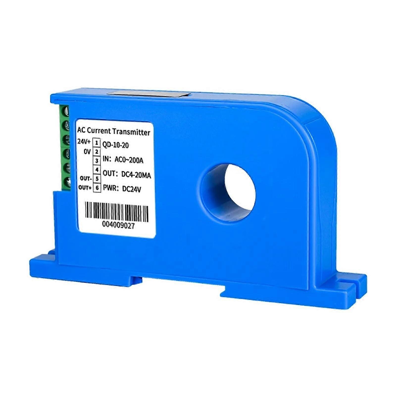 DC24V 420mA RS485 Relay Output AC Current Transmitter 0600A to 010V AC Sensor 0150AOut 020MA