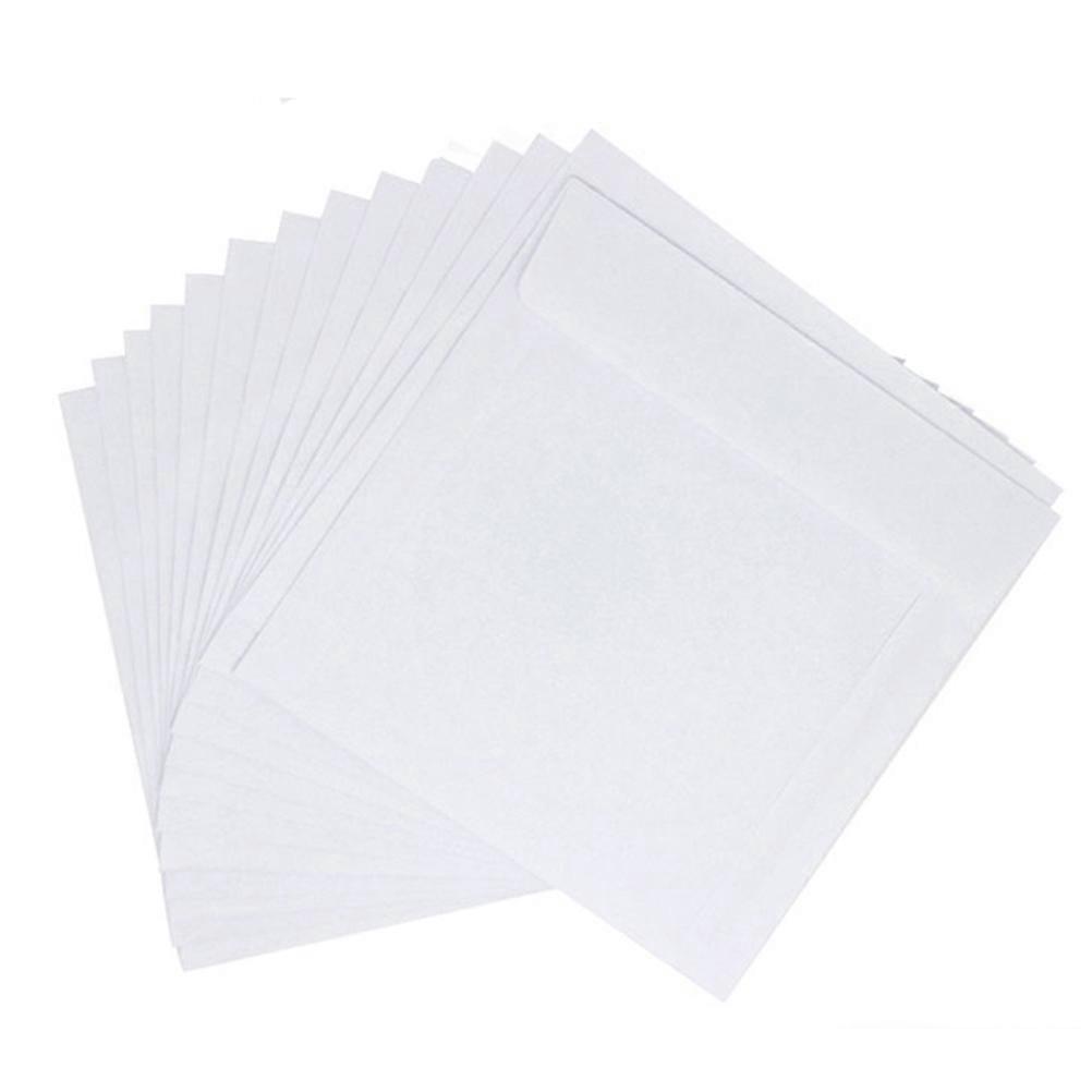 CD Storage Holder with Transparent Window for Easy Organization Portable Size for Daily Use White 100 Pcs