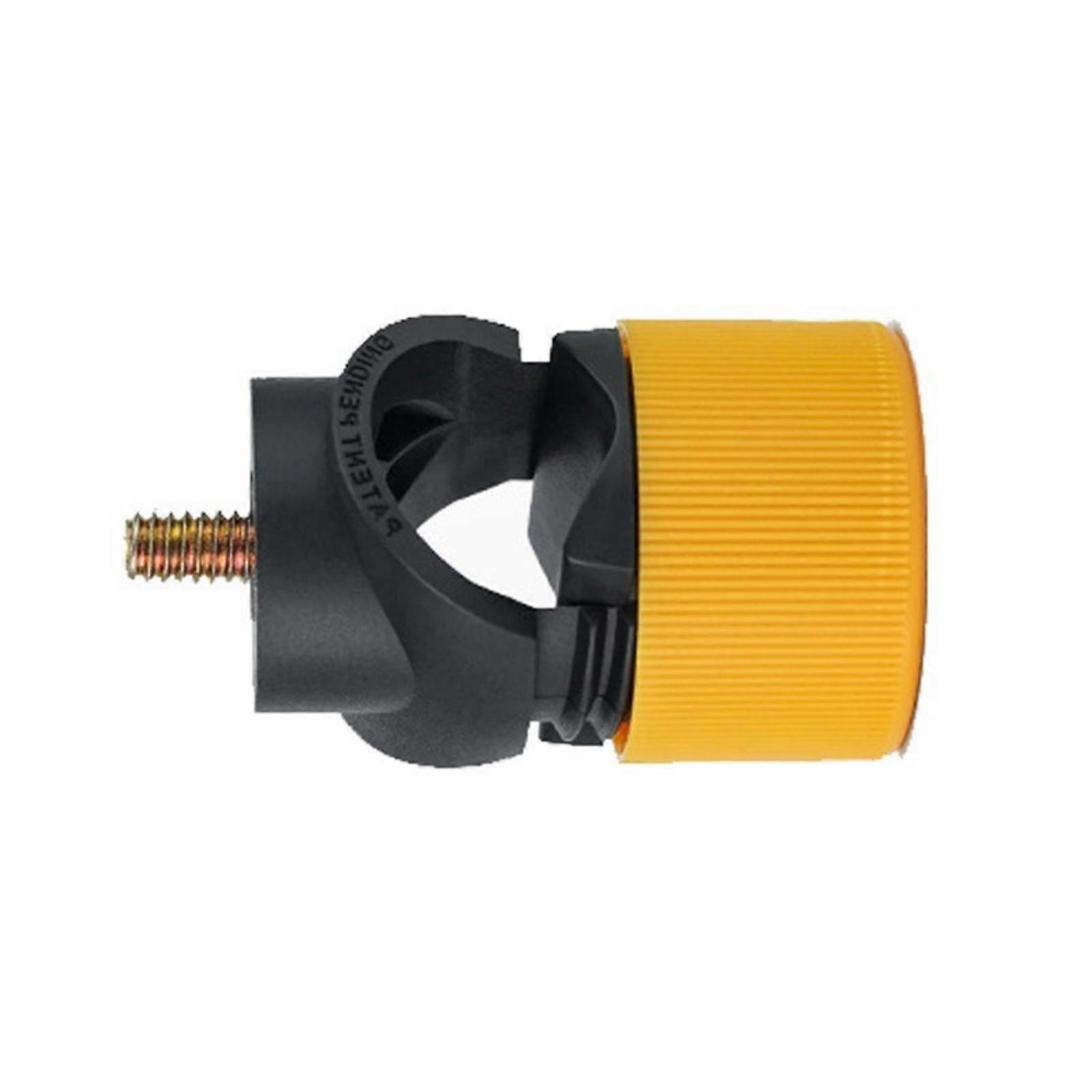 multifunktions lang arm lys stativ montere adapter klip 2-hul / 1-hul beslag mount til 12-22mm rørstang sort / gul gul