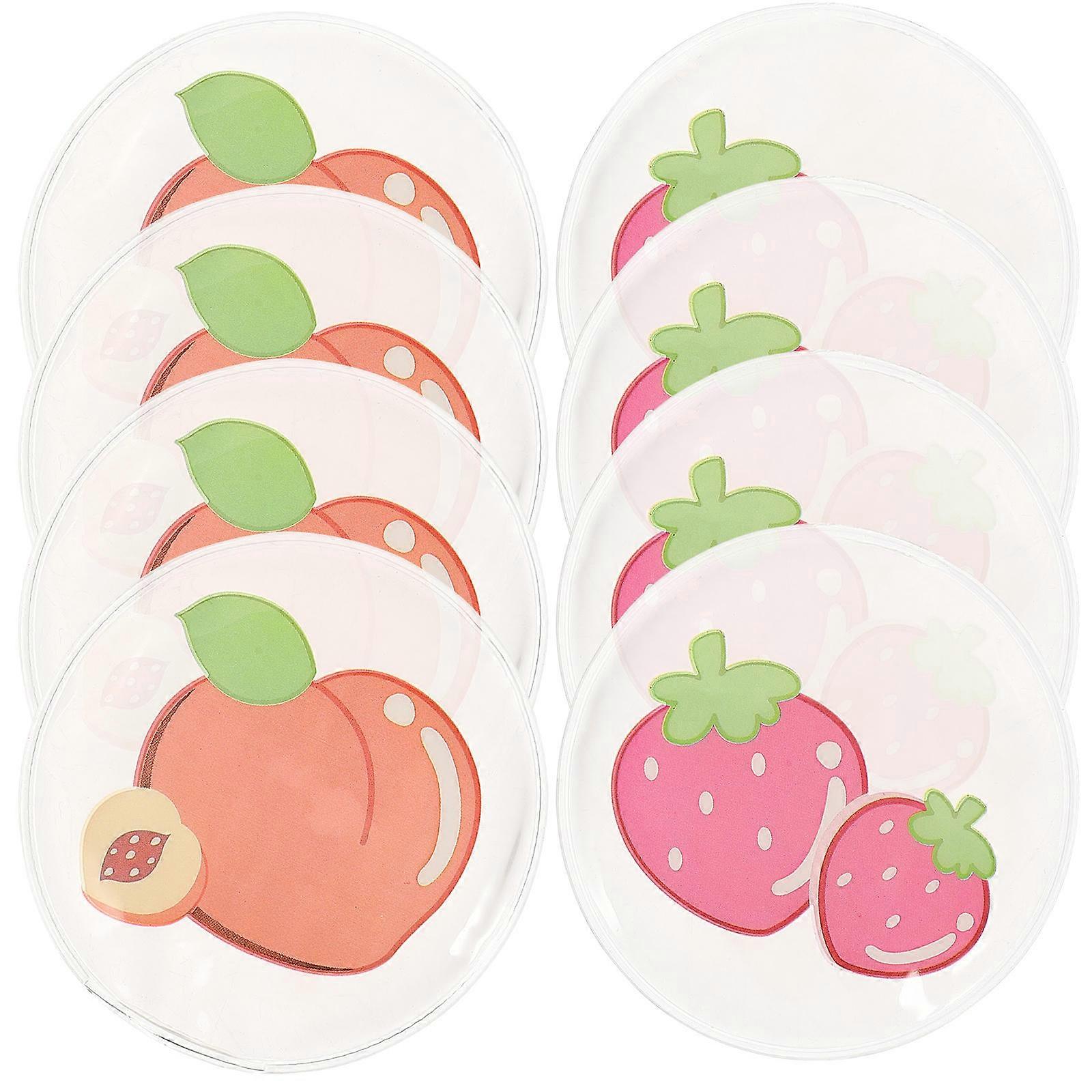 Cold Eye Patches Reusable Cold Eye Pads Home Use Multi Color 6.8x6.8cm Hot Therapy 8Pcs