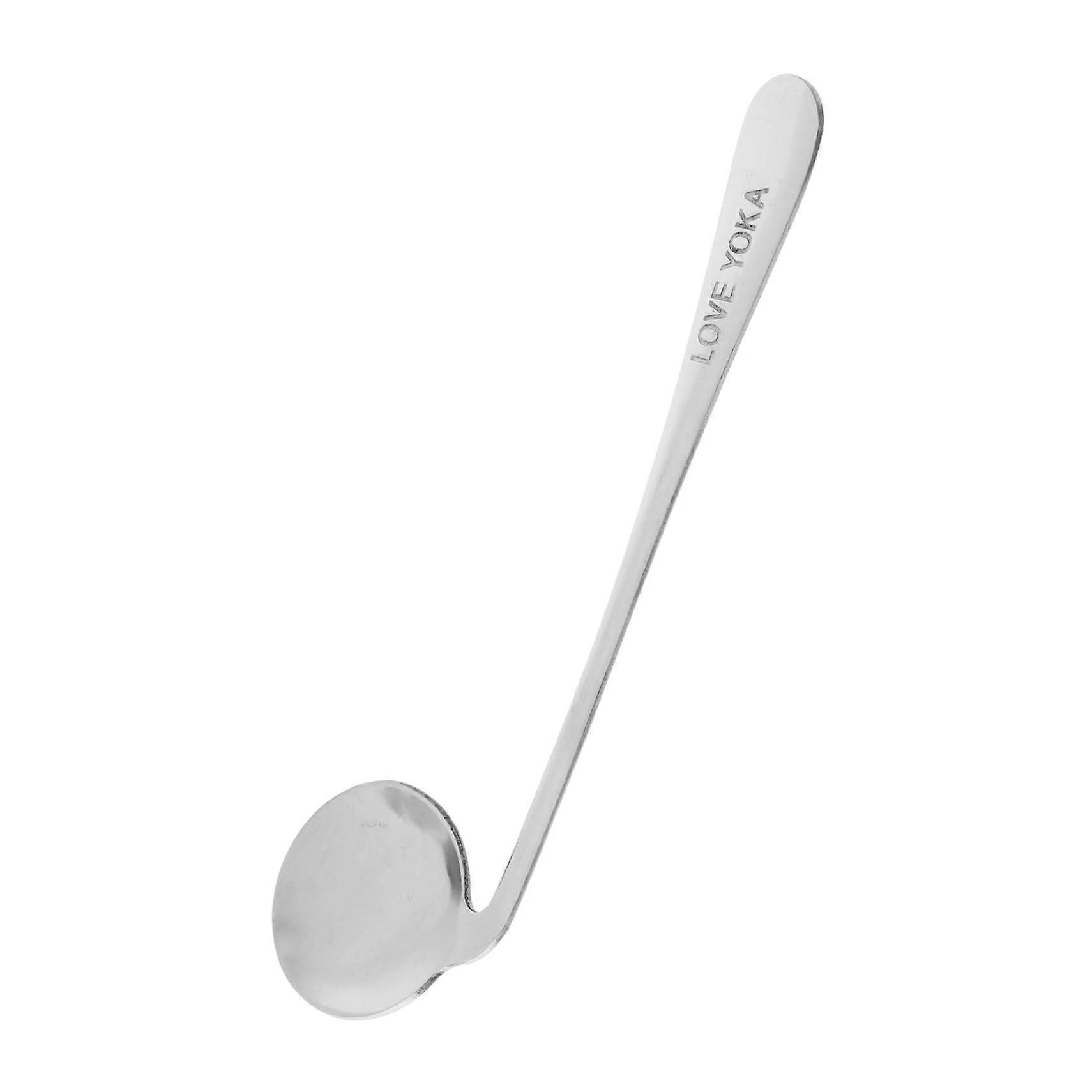 Adaptive Spoon For Elderly With Hand Cramps And Deformed Fingers Ergonomic Bent Handle Feeding Utensil For Adults