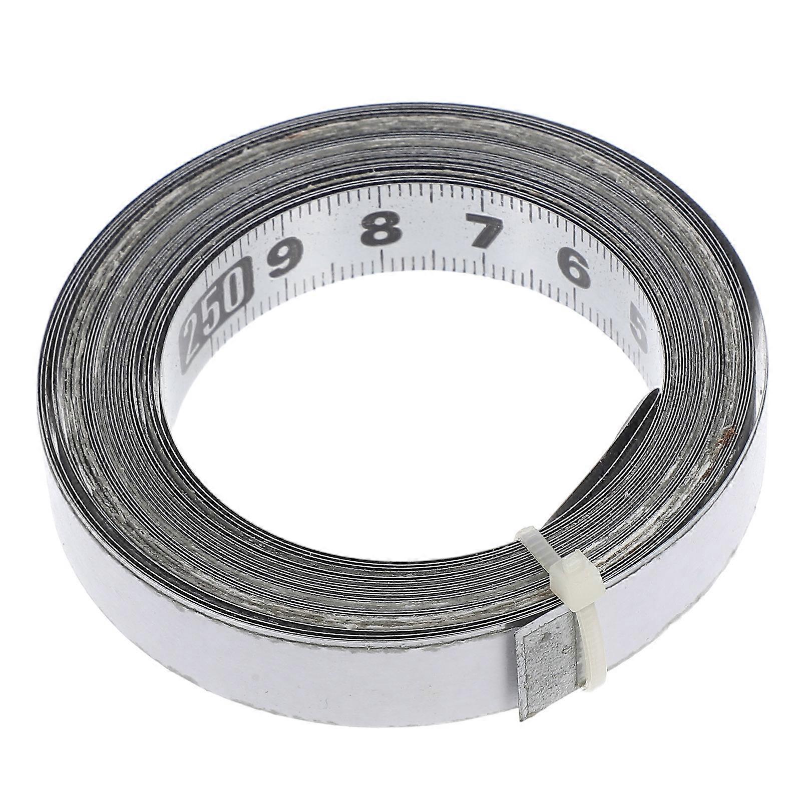 Stainless Steel Self Adhesive Measuring Tape Sticker Ruler for Woodworking, Drafting Table, Accurate Graduations, Durable & Reliable Adhesion