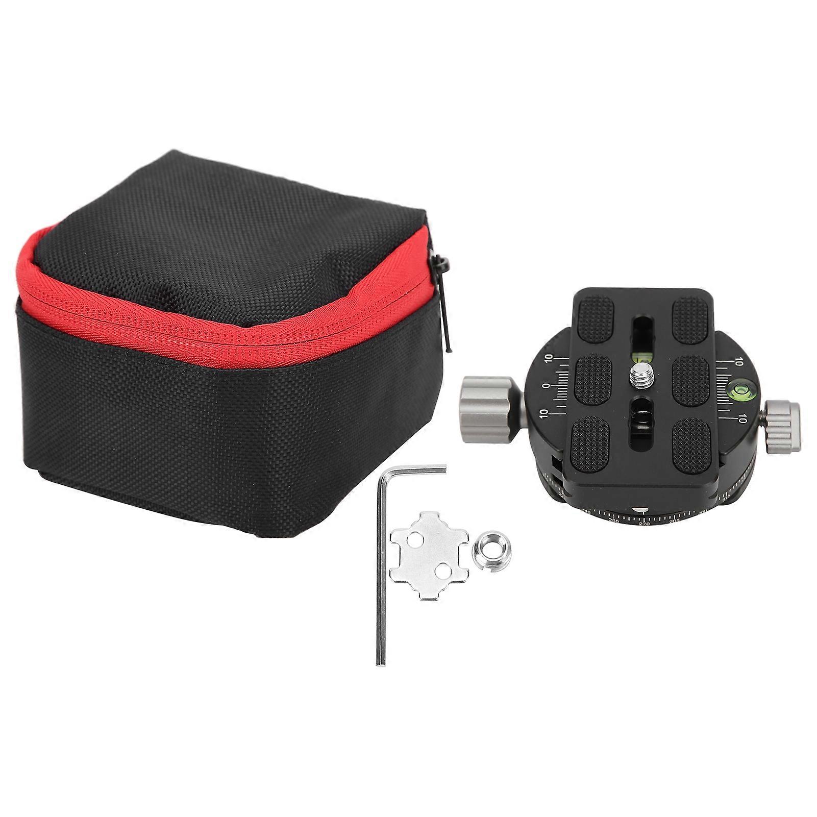 PAN‑02 Indexing Adjustment 360° Panorama Shooting Plate Camera Quick Release Clamp