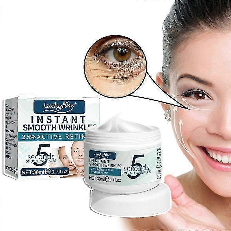 Instant Effect Against Wrinkles, Active Retinol Anti-Wrinkle Cream, 5 Seconds Instant Wrinkle Remover Cream, 5 Seconds Lifting Firming Anti-Ageing, Na