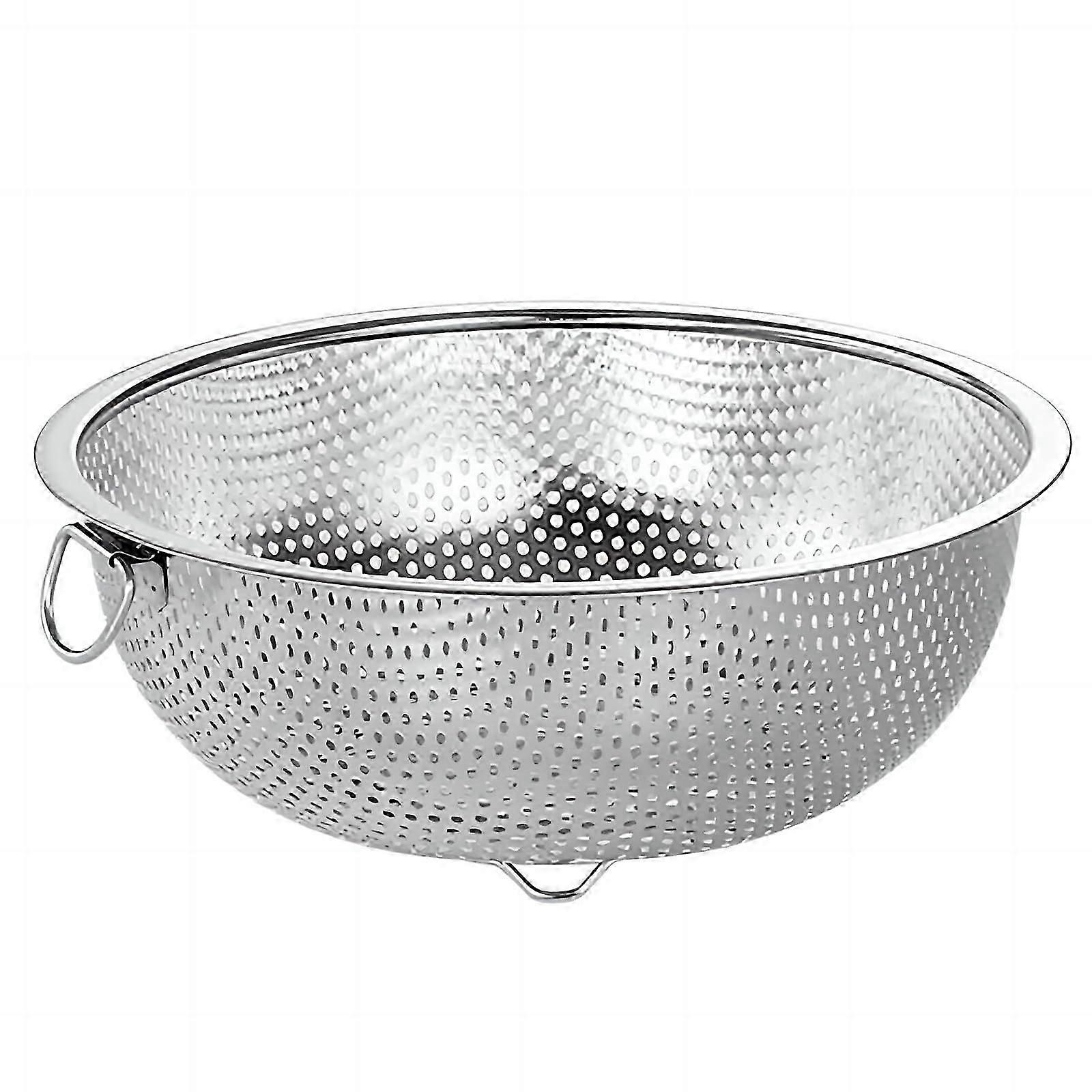 Stainless Steel Colander 10 - Multi-Purpose Strainer for British Kitchens
