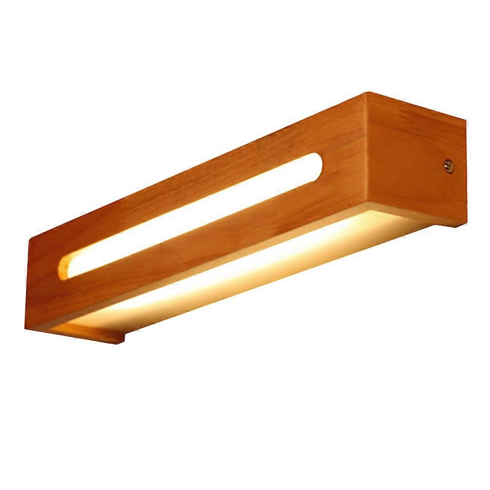 Modern LED Vanity Lights for Bathroom with Effects in Light Brown Color Plastic and Iron 1 Set