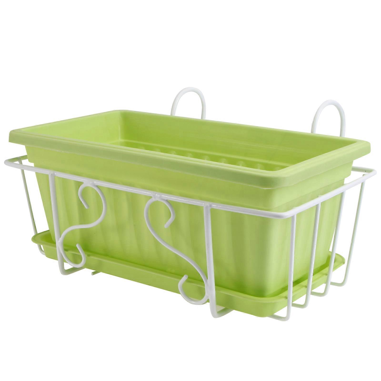 Flowerpot Rack Supporting Planter Racks Balcony Planting Home Decoration 35x19cm Iron 1Set