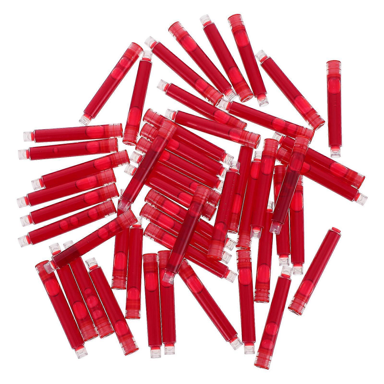 100 Pcs Smooth Writing Fountain Pen Ink Refills Professional Replacement Ink for School, Office & Home Use Ergonomic Design